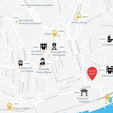 Baixa Rooftop Duplex | 公寓 *